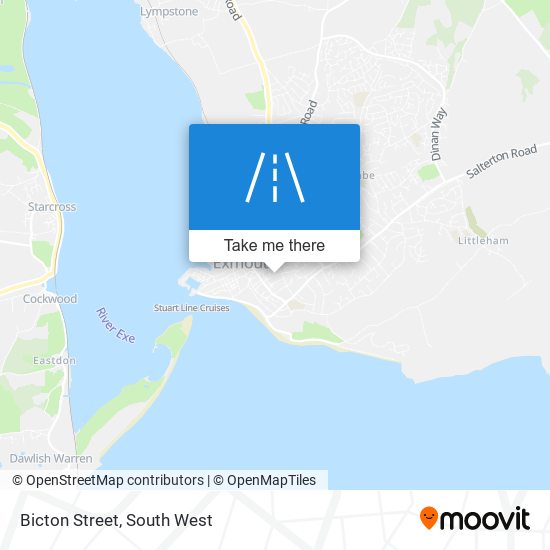 Bicton Street map