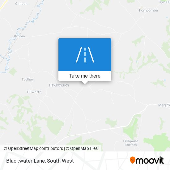 Blackwater Lane map