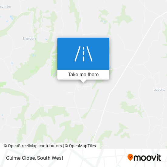 Culme Close map