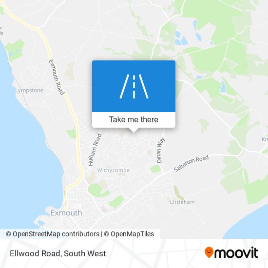 Ellwood Road map