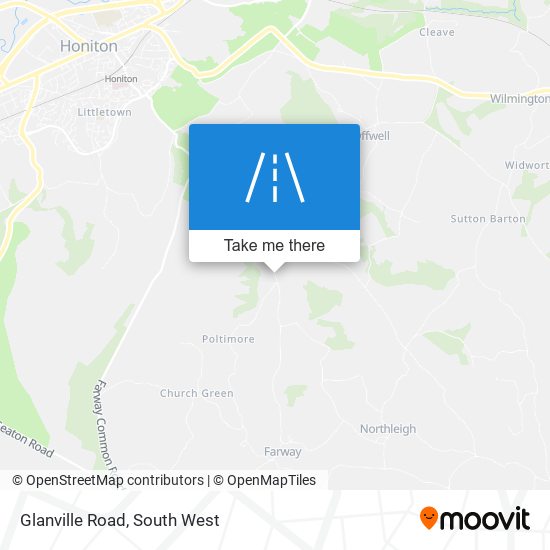 Glanville Road map