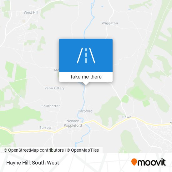 Hayne Hill map