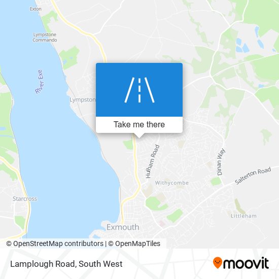 Lamplough Road map