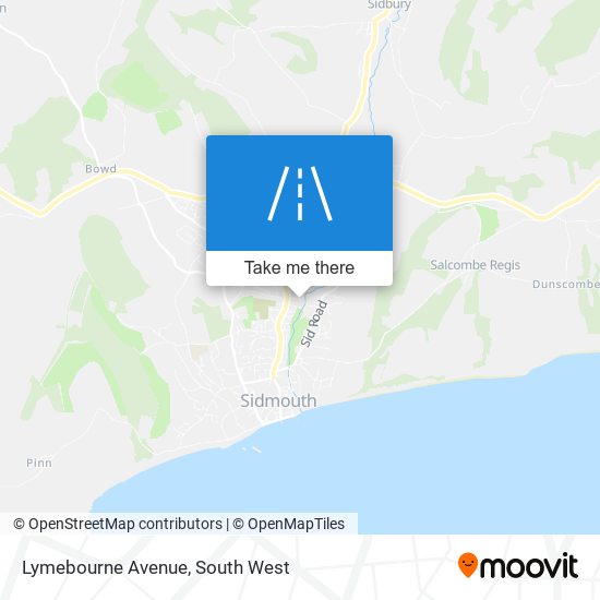 Lymebourne Avenue map