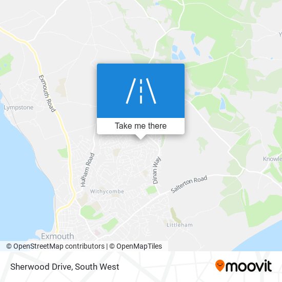 Sherwood Drive map