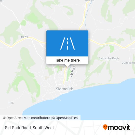 Sid Park Road map