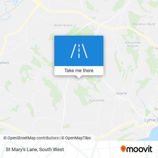 St Mary's Lane map