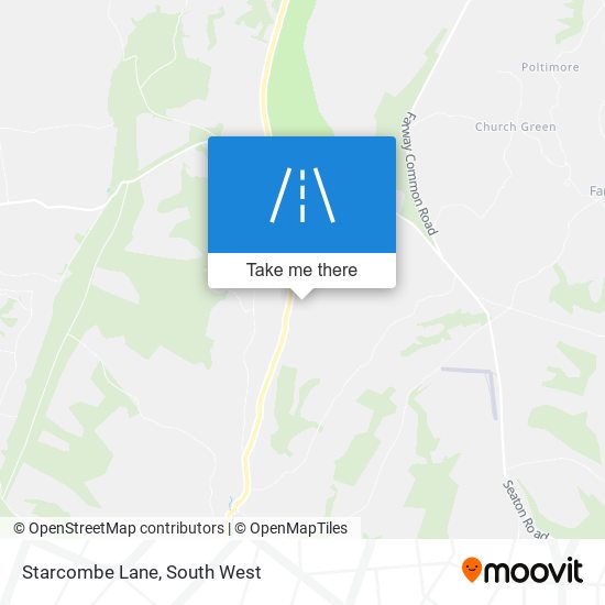 Starcombe Lane map