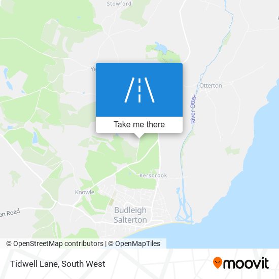 Tidwell Lane map