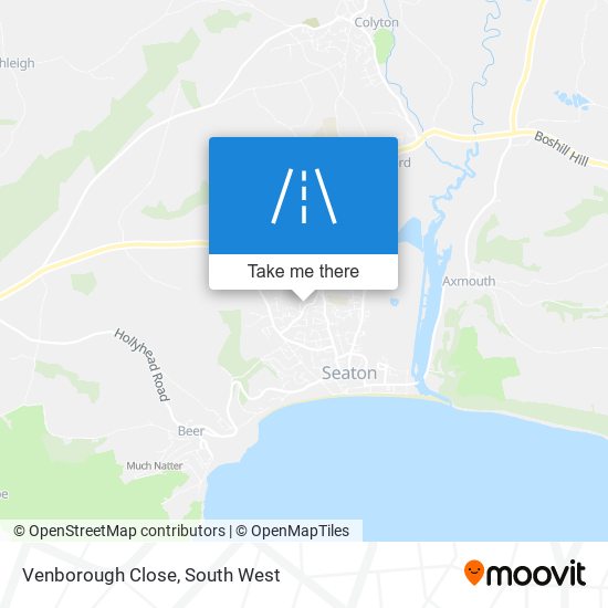 Venborough Close map
