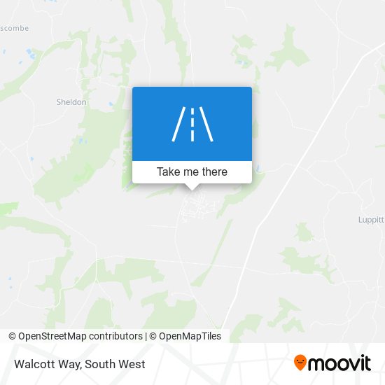 Walcott Way map