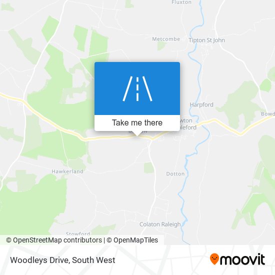 Woodleys Drive map
