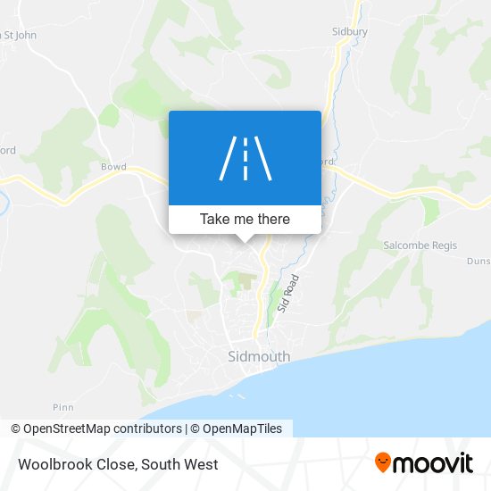 Woolbrook Close map