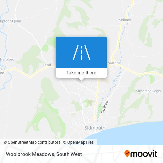 Woolbrook Meadows map