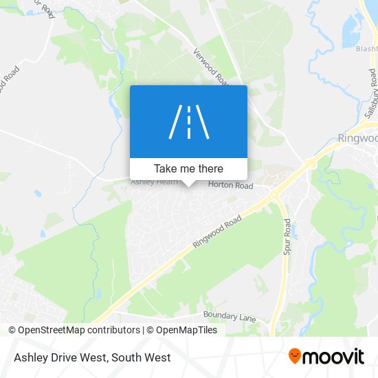 Ashley Drive West map