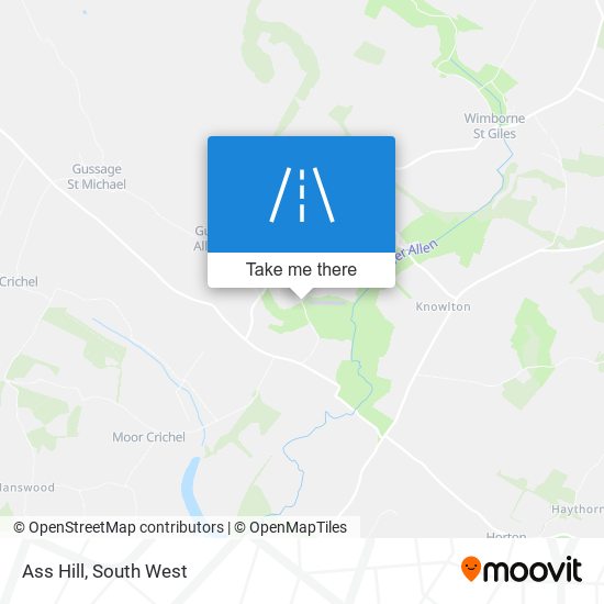 Ass Hill map