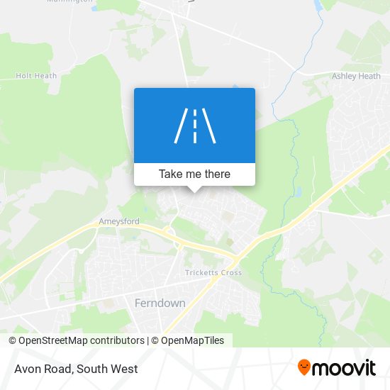 Avon Road map