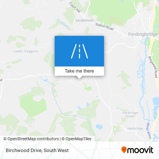Birchwood Drive map