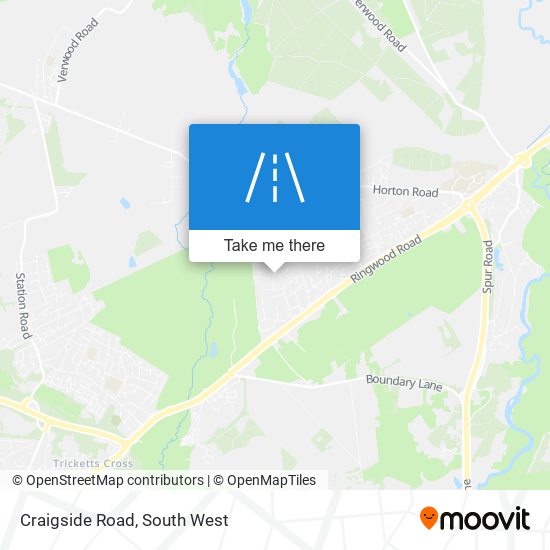 Craigside Road map