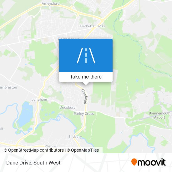 Dane Drive map