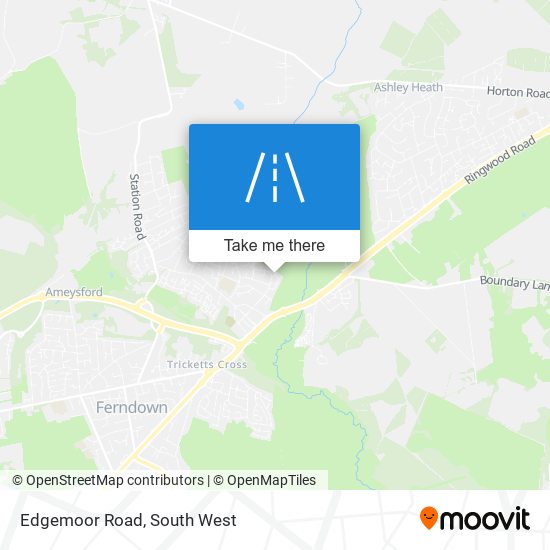 Edgemoor Road map