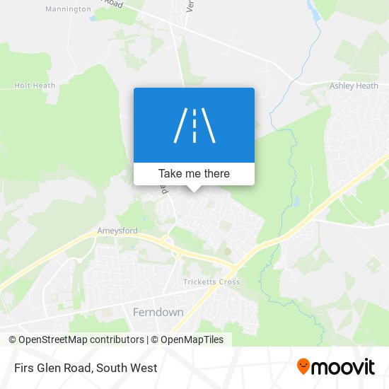 Firs Glen Road map