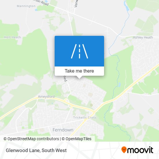 Glenwood Lane map