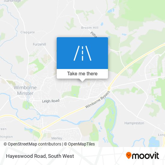 Hayeswood Road map