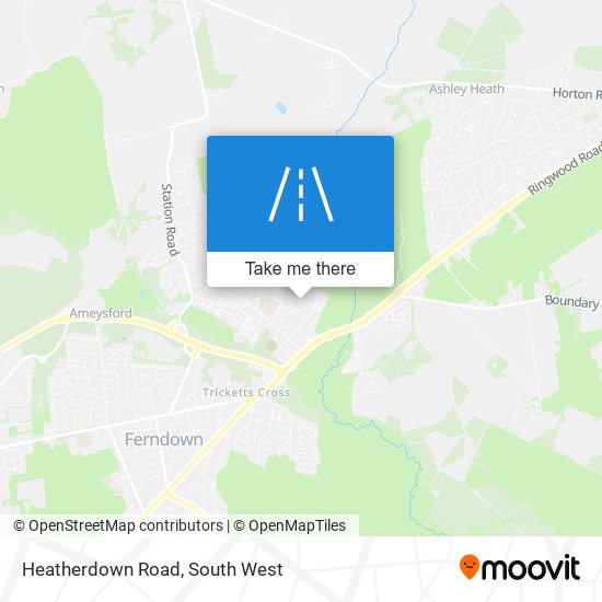 Heatherdown Road map