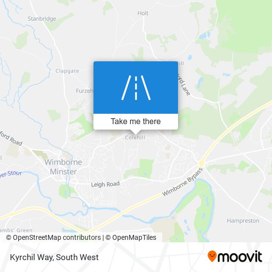 Kyrchil Way map