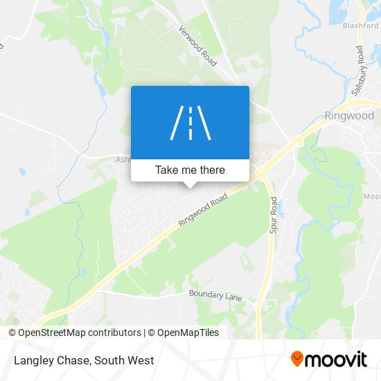 Langley Chase map
