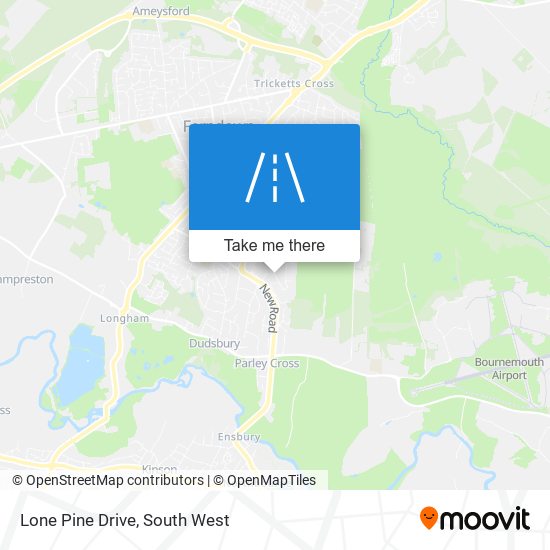 Lone Pine Drive map