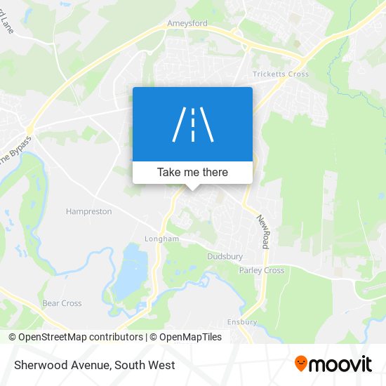 Sherwood Avenue map