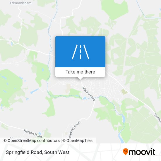 Springfield Road map