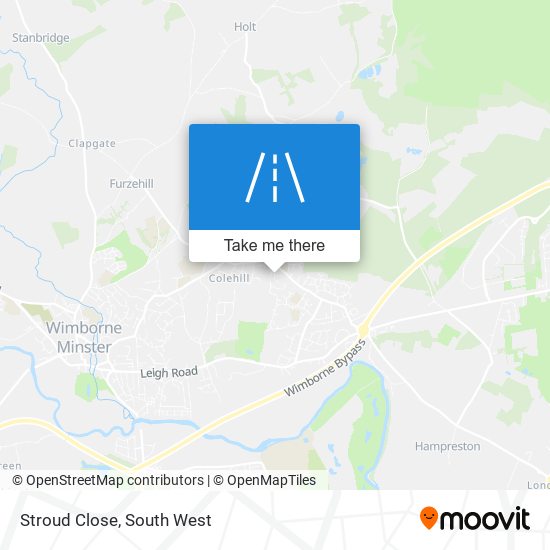 Stroud Close map