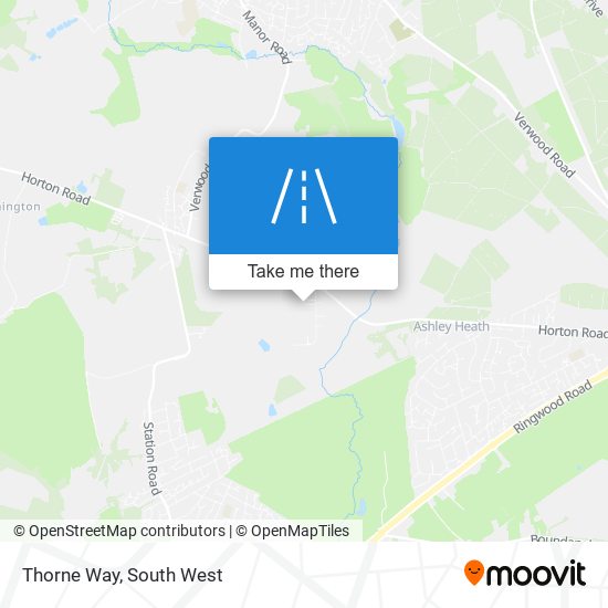 Thorne Way map