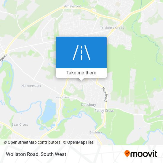Wollaton Road map