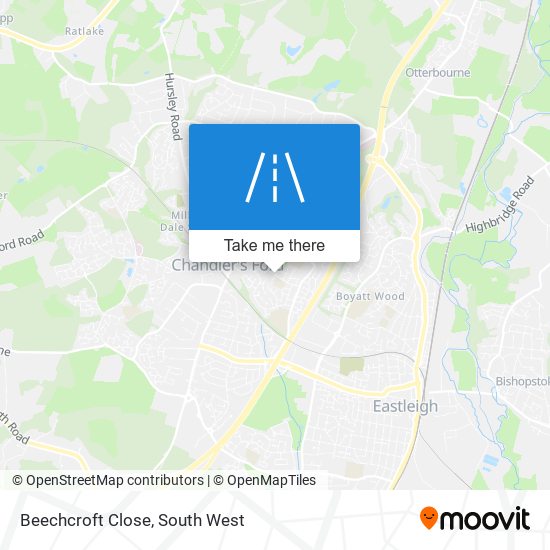 Beechcroft Close map