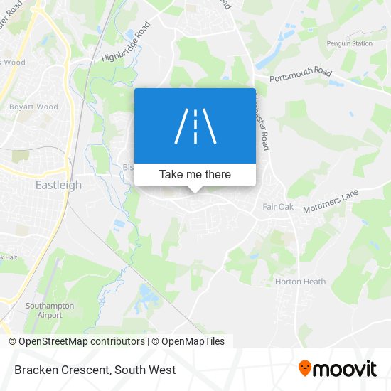 Bracken Crescent map