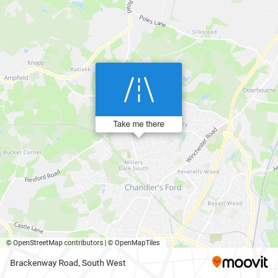Brackenway Road map