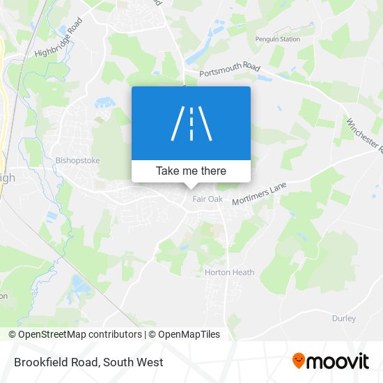 Brookfield Road map