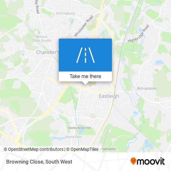 Browning Close map