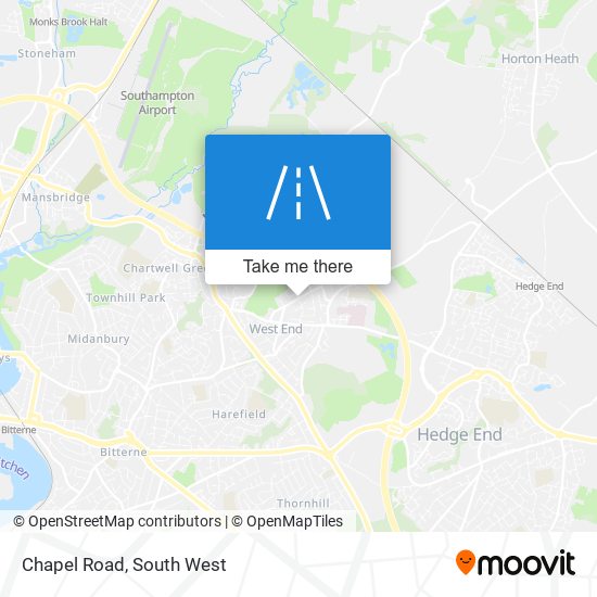 Chapel Road map