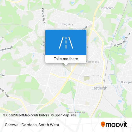 Cherwell Gardens map