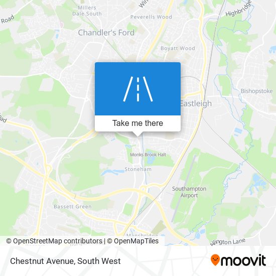 Chestnut Avenue map
