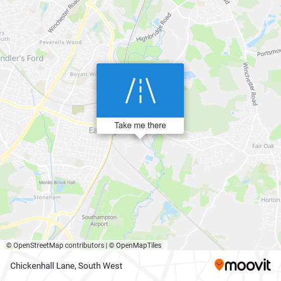 Chickenhall Lane map