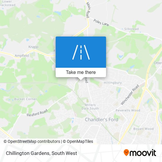 Chillington Gardens map
