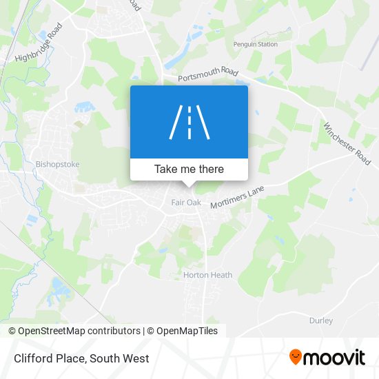 Clifford Place map