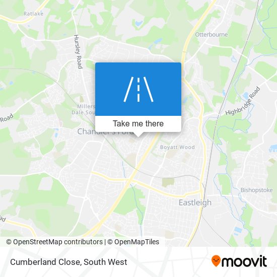 Cumberland Close map