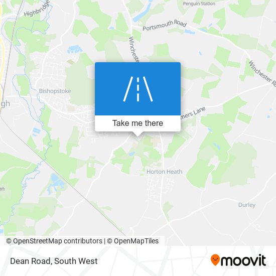 Dean Road map